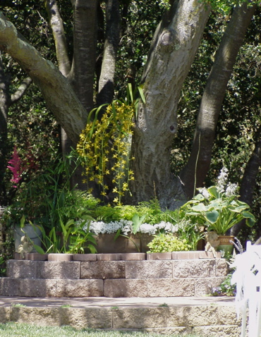 Ceremony location with flowers